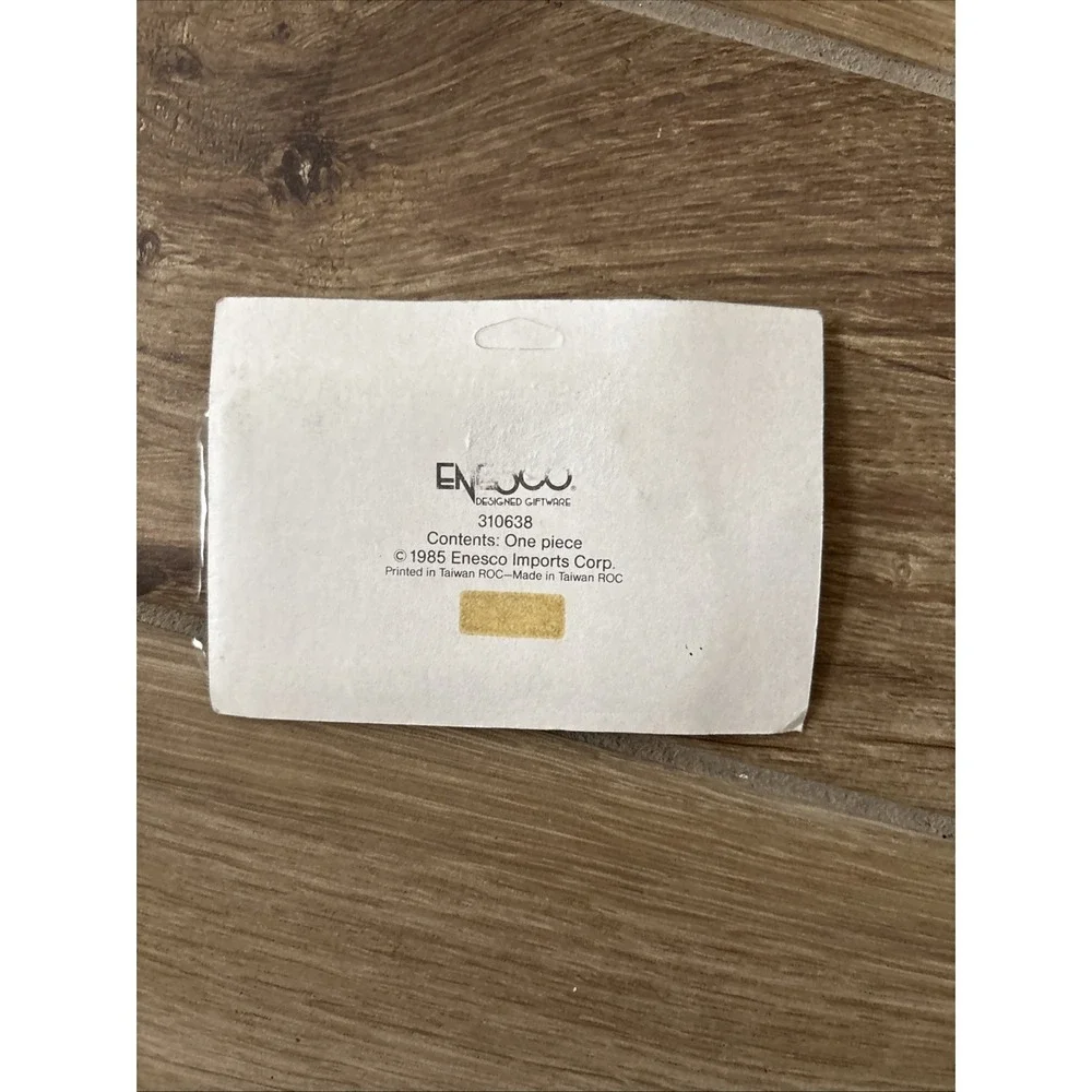 Vintage Boss Resin and Metal  Keychain Keyring by Enesco New‎ In Packaging